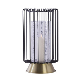 Kerzenständer mit Stabgitter - Struktur Vintage - Finish edlem Finish – Malibu 125 | Kayoom - Esszett Luxury | Stilvolles Wohnen mit Charakter