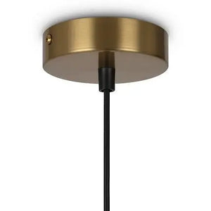Modern Design Pendant Lamp with Opal Glass Diffusers and Brass Finish – Ring | Maytoni