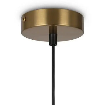 Modern Design Pendant Lamp with Opal Glass Diffusers and Brass Finish – Ring | Maytoni