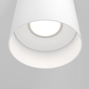 Deckenleuchte – Weißes Aluminium, 1× GU10, Runde Form, IP20 Schutz - Slim | Maytoni
