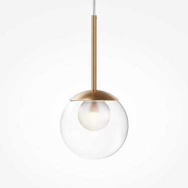 Pendelleuchte Gebürstetes Gold Maschendraht - Rundes Design – Basic Form | Maytoni - Esszett Luxury | Stilvolles Wohnen mit Charakter