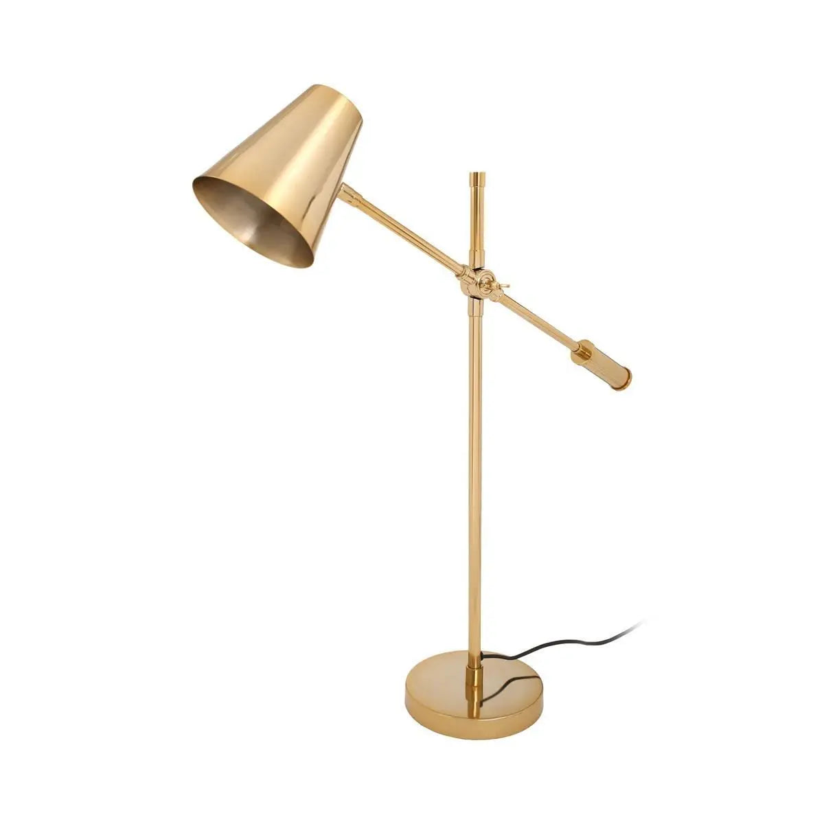 Tischleuchte – Industrieller Stil, Goldene Akzente, Edle Materialien - Celeste 525 | Kayoom