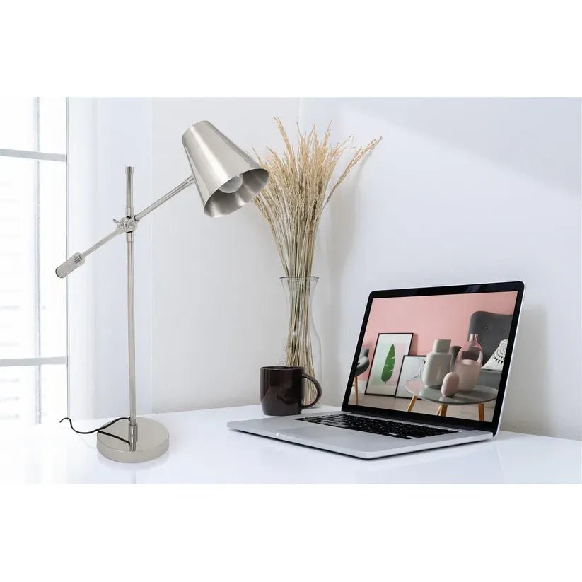 Leuchten Metall - Silber verstellbarer Arm Mid - Century Design – Celeste 525 | Kayoom - Esszett Luxury | Stilvolles Wohnen mit Charakter