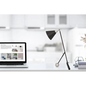 Leuchten Schwenkarm - Design Metallfuß Flexibler Lampenschirm – Modell Celeste 225 | Kayoom - Esszett Luxury | Stilvolles Wohnen mit Charakter