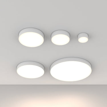 Deckenleuchte aus weißem Aluminium mit integrierter LED 26 W und neutralweißem Licht – Zon | Maytoni - Esszett Luxury | Stilvolles Wohnen mit Charakter