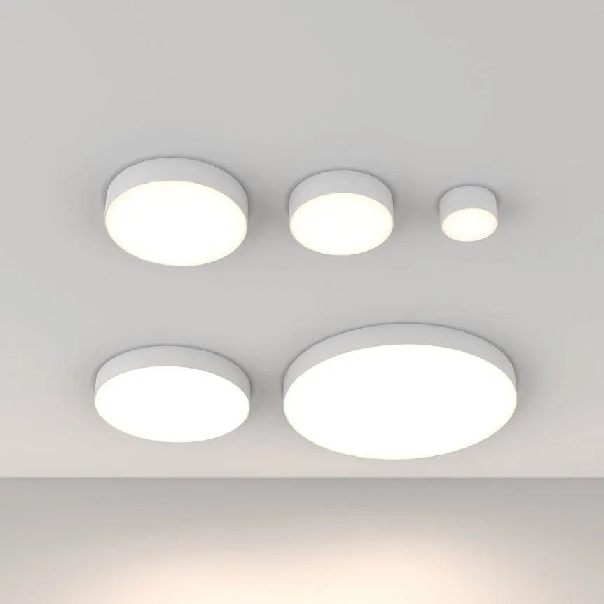 Ceiling light made of white aluminum with integrated 26W LED and neutral white light – Zon | Maytoni