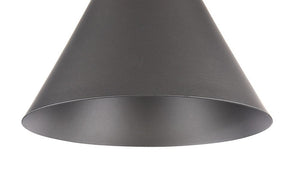 Pendant lamp with grey metal shade and beech wood detail in a modern design – Bicones | Maytoni