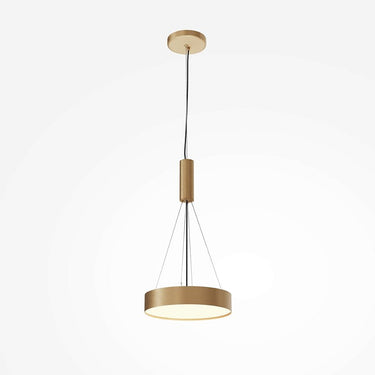 Deckenleuchte mattgoldenes Aluminium mit LED und warmweißem Licht – Zon | Maytoni - Esszett Luxury | Stilvolles Wohnen mit Charakter