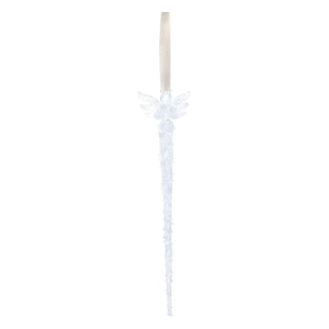 Christbaumschmuck – Klares Glas, Engelmotiv, Eiszapfenform - Crissye | PTMD
