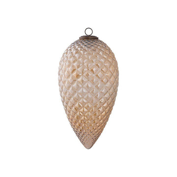 Christbaumschmuck - Djarin Gold, Kugel als Tannenzapfen, glänzend 17.0 x 17.0 x 36.0 cm von PTMD - Esszett Luxury | Stilvolles Wohnen mit Charakter