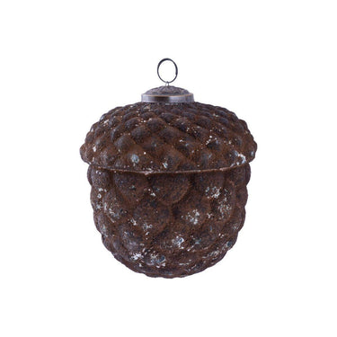Christbaumschmuck - Jameela, Kugel in Eichelform 12.5 x 12.5 x 12.5 cm Purple von PTMD - Esszett Luxury | Stilvolles Wohnen mit Charakter