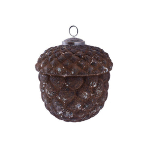 Christbaumschmuck - Jameela, Kugel in Eichelform 12.5 x 12.5 x 12.5 cm Purple von PTMD - Esszett Luxury | Stilvolles Wohnen mit Charakter