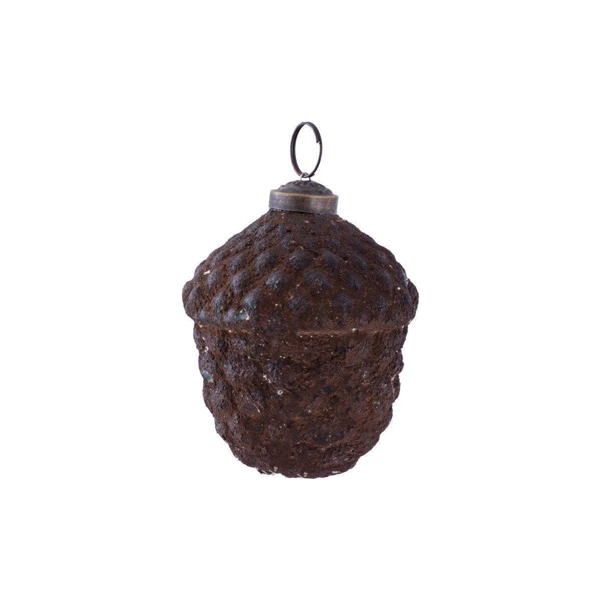 Christbaumschmuck - Jameela, Kugel in Eichelform 12.5 x 12.5 x 12.5 cm Purple von PTMD - Esszett Luxury | Stilvolles Wohnen mit Charakter