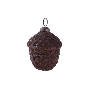 Christbaumschmuck - Jameela, Kugel in Eichelform 12.5 x 12.5 x 12.5 cm Purple von PTMD - Esszett Luxury | Stilvolles Wohnen mit Charakter