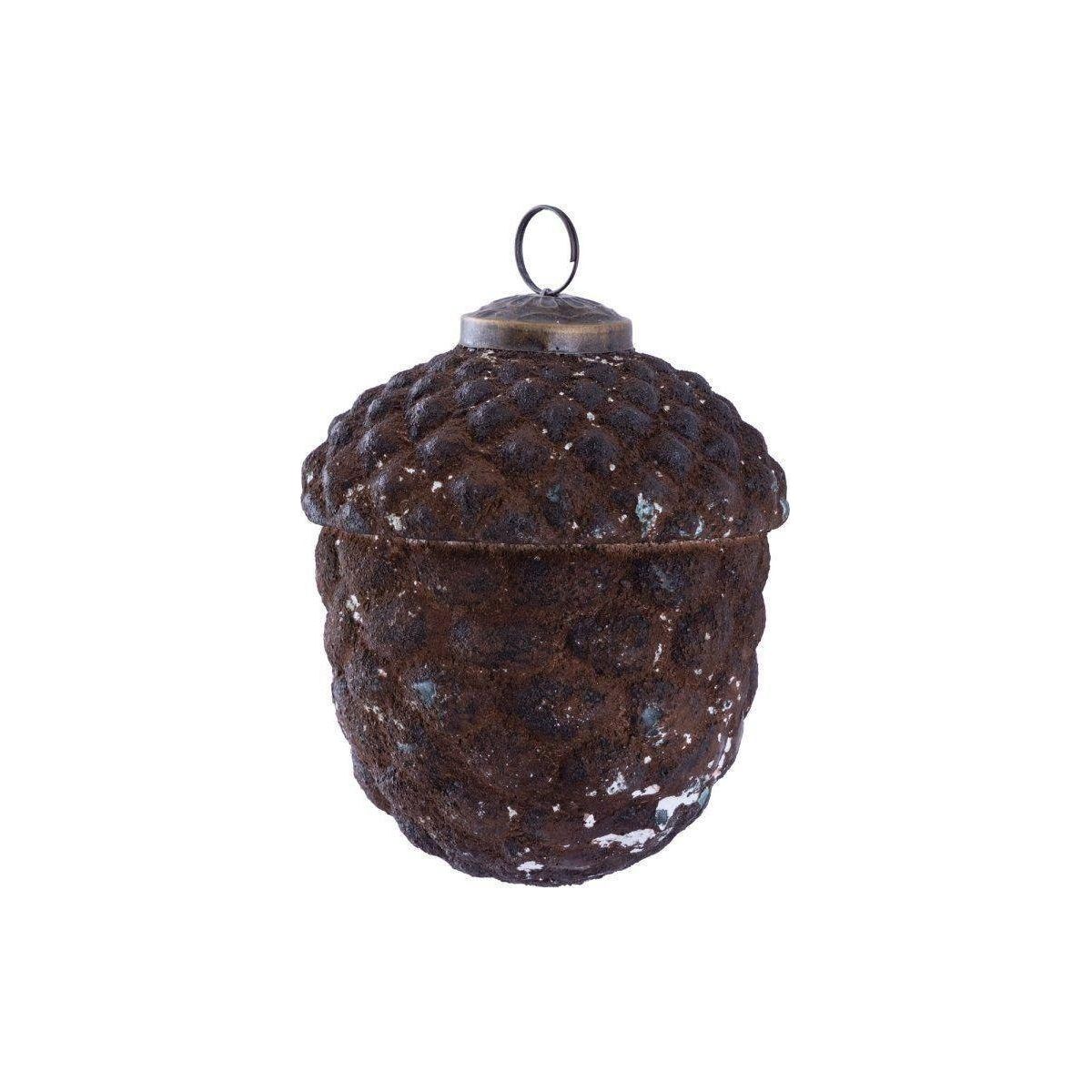 Christbaumschmuck - Jameela, Kugel in Eichelform 12.5 x 12.5 x 12.5 cm Purple von PTMD - Esszett Luxury | Stilvolles Wohnen mit Charakter