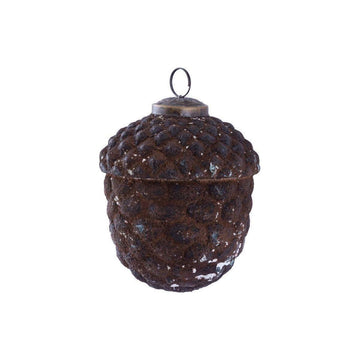 Christbaumschmuck - Jameela, Kugel in Eichelform 12.5 x 12.5 x 12.5 cm Purple von PTMD - Esszett Luxury | Stilvolles Wohnen mit Charakter