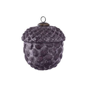 Christbaumschmuck - Jameela, Kugel in Eichelform 12.5 x 12.5 x 12.5 cm Purple von PTMD - Esszett Luxury | Stilvolles Wohnen mit Charakter