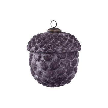 Christbaumschmuck - Jameela, Kugel in Eichelform 12.5 x 12.5 x 12.5 cm Purple von PTMD - Esszett Luxury | Stilvolles Wohnen mit Charakter