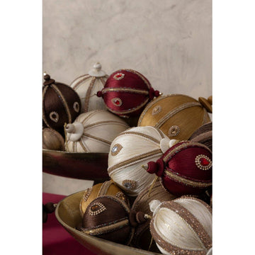 Christbaumschmuck - Nadinee Creme L von PTMD - Esszett Luxury | Stilvolles Wohnen mit Charakter