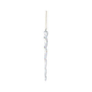 Christbaumschmuck - Rabina Clear, Eiszapfen 2.0 x 2.0 x 30.0 cm von PTMD - Esszett Luxury | Stilvolles Wohnen mit Charakter