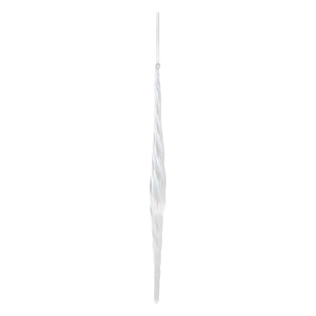 Christbaumschmuck - Rabina Clear, Eiszapfen 2.0 x 2.0 x 30.0 cm von PTMD - Esszett Luxury | Stilvolles Wohnen mit Charakter