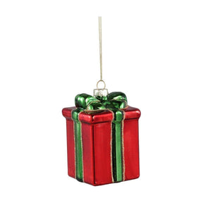 Christbaumschmuck - Robin Red als Geschenk mit grüner Schleife von PTMD - Esszett Luxury | Stilvolles Wohnen mit Charakter