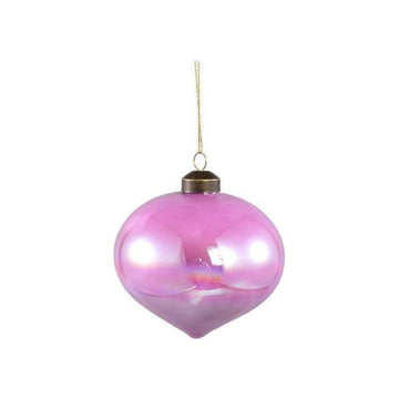 Christbaumschmuck - Shannin Rosa, Öl schimmernd Kugelform - 10.0 x 10.0 x 10.0 cm von PTMD - Esszett Luxury | Stilvolles Wohnen mit Charakter