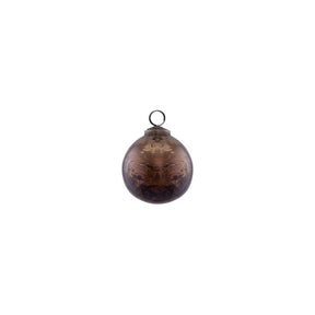 Christbaumschmuck - Tyreese Brown, runde Kugel 8.0 x 8.0 x 8.0 cm von PTMD - Esszett Luxury | Stilvolles Wohnen mit Charakter