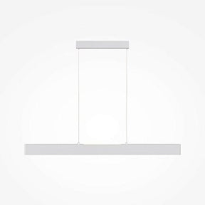 Pendelleuchte Weißes Metallgehäuse mit Acryl - Diffusor, integrierter LED und modernem Design – Arc | Maytoni - Esszett Luxury | Stilvolles Wohnen mit Charakter