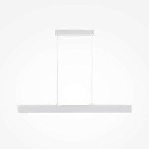 Pendelleuchte Weißes Metallgehäuse mit Acryl - Diffusor, integrierter LED und modernem Design – Arc | Maytoni - Esszett Luxury | Stilvolles Wohnen mit Charakter