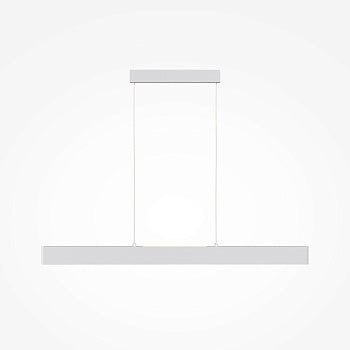 Pendelleuchte Weißes Metallgehäuse mit Acryl - Diffusor, integrierter LED und modernem Design – Arc | Maytoni - Esszett Luxury | Stilvolles Wohnen mit Charakter