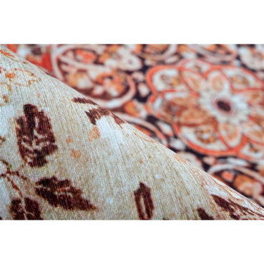 Teppich – Warme Orange Töne, Natürliche Farbgebung, Zeitlose Eleganz, 150 cm - Galaxy 1250 | Kayoom