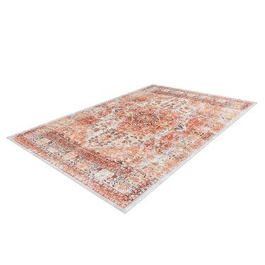 Teppich – Warme Orange Töne, Natürliche Farbgebung, Zeitlose Eleganz, 150 cm - Galaxy 1250 | Kayoom
