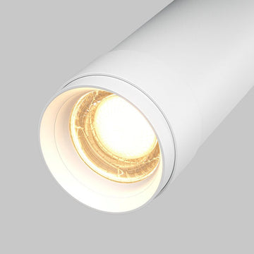 Deckenleuchte Weißes Aluminium LED Einstellbarer Abstrahlwinkel 15°–50° – Focus Zoom | Maytoni - Esszett Luxury | Stilvolles Wohnen mit Charakter