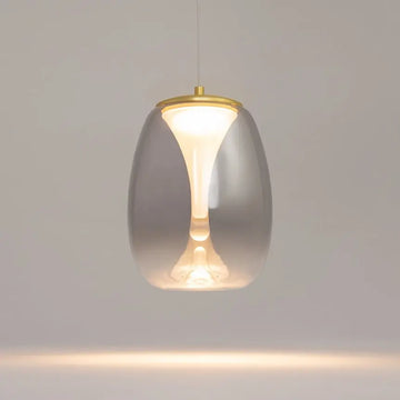 Pendant Lamp Gold-Colored Metal Crystal Elements Height-Adjustable – Splash | Maytoni