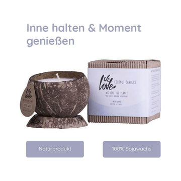 Coconut Candle Arctic White von We Love The Planet - Esszett Luxury | Stilvolles Wohnen mit Charakter