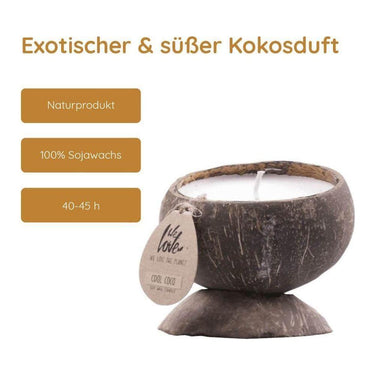 Coconut Candle Cool Coco von We Love The Planet - Esszett Luxury | Stilvolles Wohnen mit Charakter