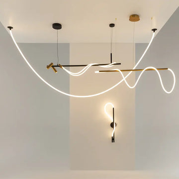 Pendant Light Crystal & Metal Design Adjustable Height & Integrated LED – Tau | Maytoni