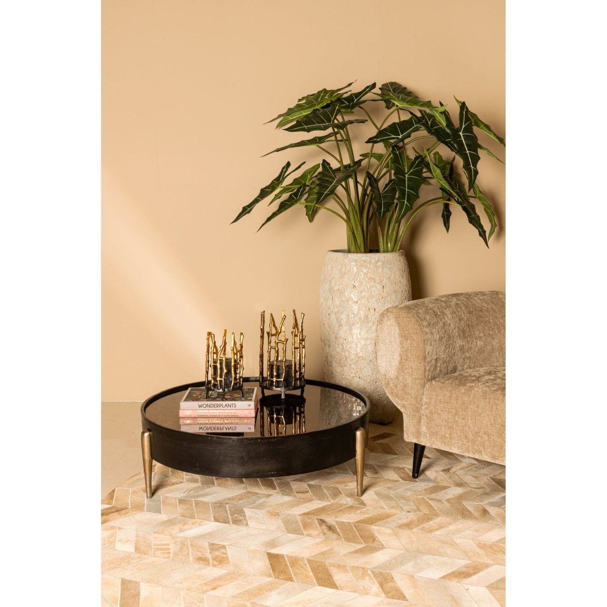 Couchtisch - Mirror Alu oxidised von PTMD - Esszett Luxury | Stilvolles Wohnen mit Charakter