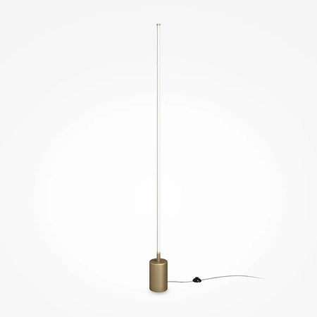 Stehleuchte – Messingfarbenes Metall, 25 W LED, IP20 Schutz, Höhe 145 cm - Flow | Maytoni image
