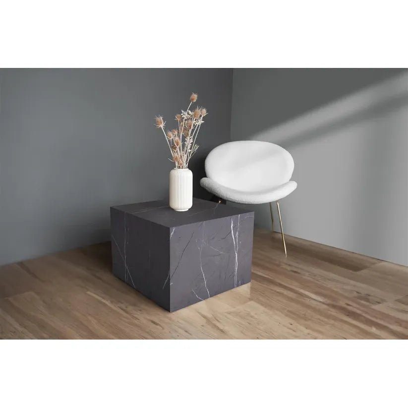 Tisch MDF - Gestell quaderförmige Ablagefläche handgefertigt – Cuboid 125 | Kayoom - Esszett Luxury | Stilvolles Wohnen mit Charakter