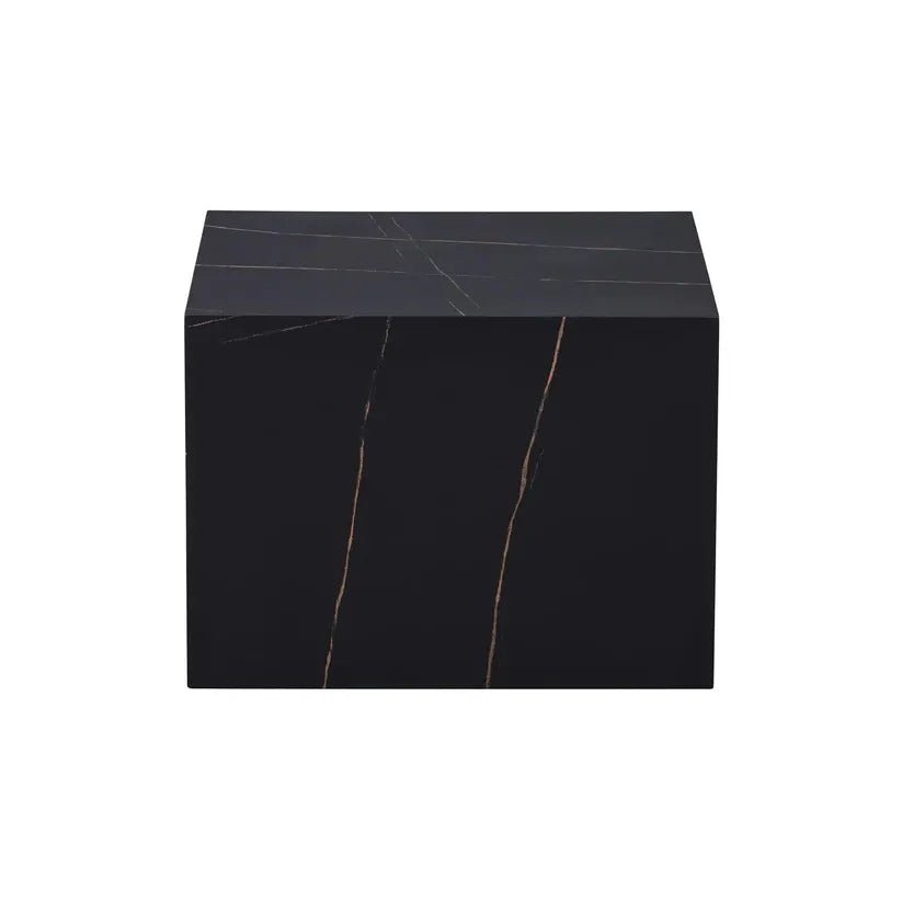 Tisch MDF - Gestell quaderförmige Ablagefläche handgefertigt – Cuboid 125 | Kayoom - Esszett Luxury | Stilvolles Wohnen mit Charakter