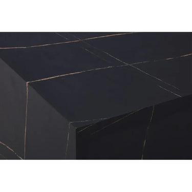 Tisch MDF - Gestell quaderförmige Ablagefläche handgefertigt – Cuboid 125 | Kayoom - Esszett Luxury | Stilvolles Wohnen mit Charakter