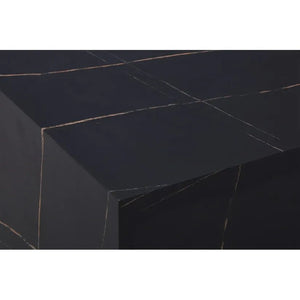 Tisch MDF - Gestell quaderförmige Ablagefläche handgefertigt – Cuboid 125 | Kayoom - Esszett Luxury | Stilvolles Wohnen mit Charakter