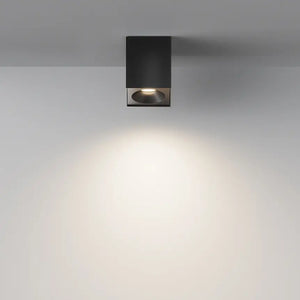 Deckenleuchte – Schwarzes Finish, Aluminium Gehäuse, GU10 Fassung, Ø9 cm - Zoom | Maytoni