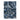 Teppich – Reine Baumwolle, Kurzflor Struktur, Blaue Optik, 150 cm - Urban Denim 490 | Kayoom