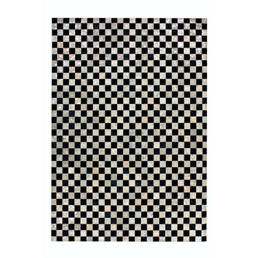 Teppich – Silber Grau, Echtes Leder, Metallfolie 290 cm - Rocket 210 | Kayoom
