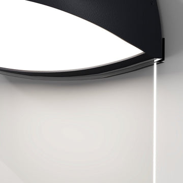 Wandleuchte mit graphitfarbener Aluminiumsäule und mattweißem Acryl - Diffusor – Gloss | Maytoni - Esszett Luxury | Stilvolles Wohnen mit Charakter