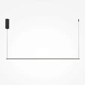 Pendelleuchte – Schwarzes Aluminium, 16 W Leistung, IP20 Schutzart, 120,0 cm Länge - Halo | Maytoni