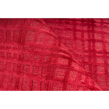 Teppich – Viskose Oberfläche, 3D Effekt, Kirschrot, 120 x 170 cm - Karma 125 | Kayoom